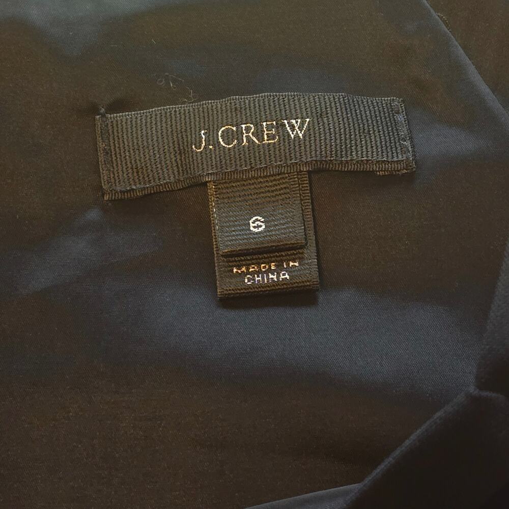 J Crew Sheath Dress Womens Size 6 Black Sleeveless Wool Blend  Pockets Classic - Picture 3 of 14